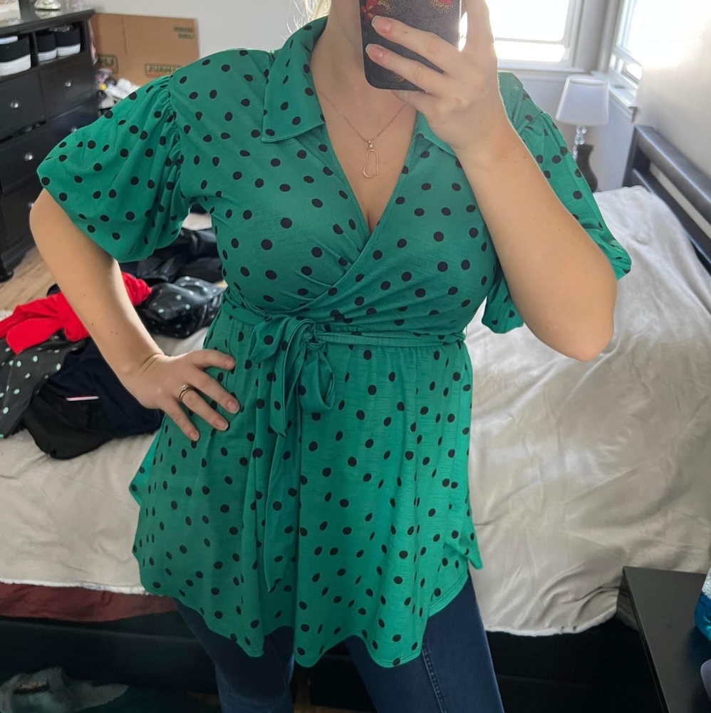 Beautiful green top